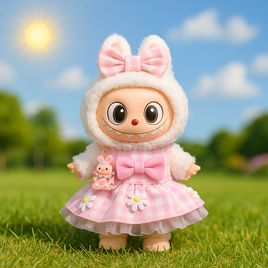 Sweet Gingham Pink Outfit