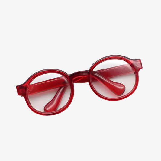 Ruby Specs – Stylish Red Glasses for Labubu